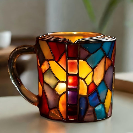 🌅Mosaic Light Mug™ — Hold a Handcrafted Rainbow in Your Hands