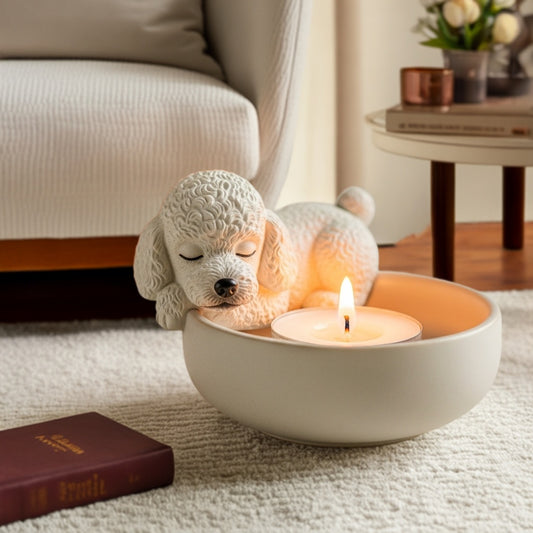Poodle Candle Companion