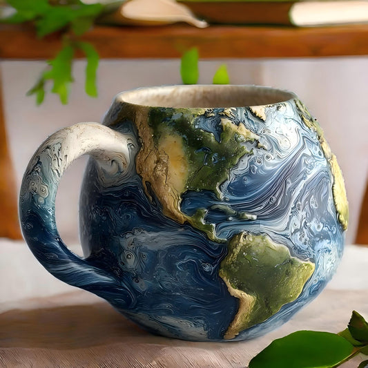 🌍 The TerraMug™ – Drink the World in Your Hands