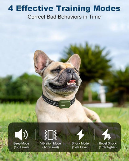Stop Bad Behavior Fast – Waterproof Dog Shock Collar with Remote (4200ft)