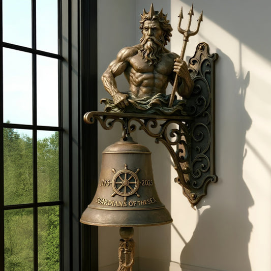 Poseidon's Guardian Bell – Honoring 250 Years of the U.S. Navy