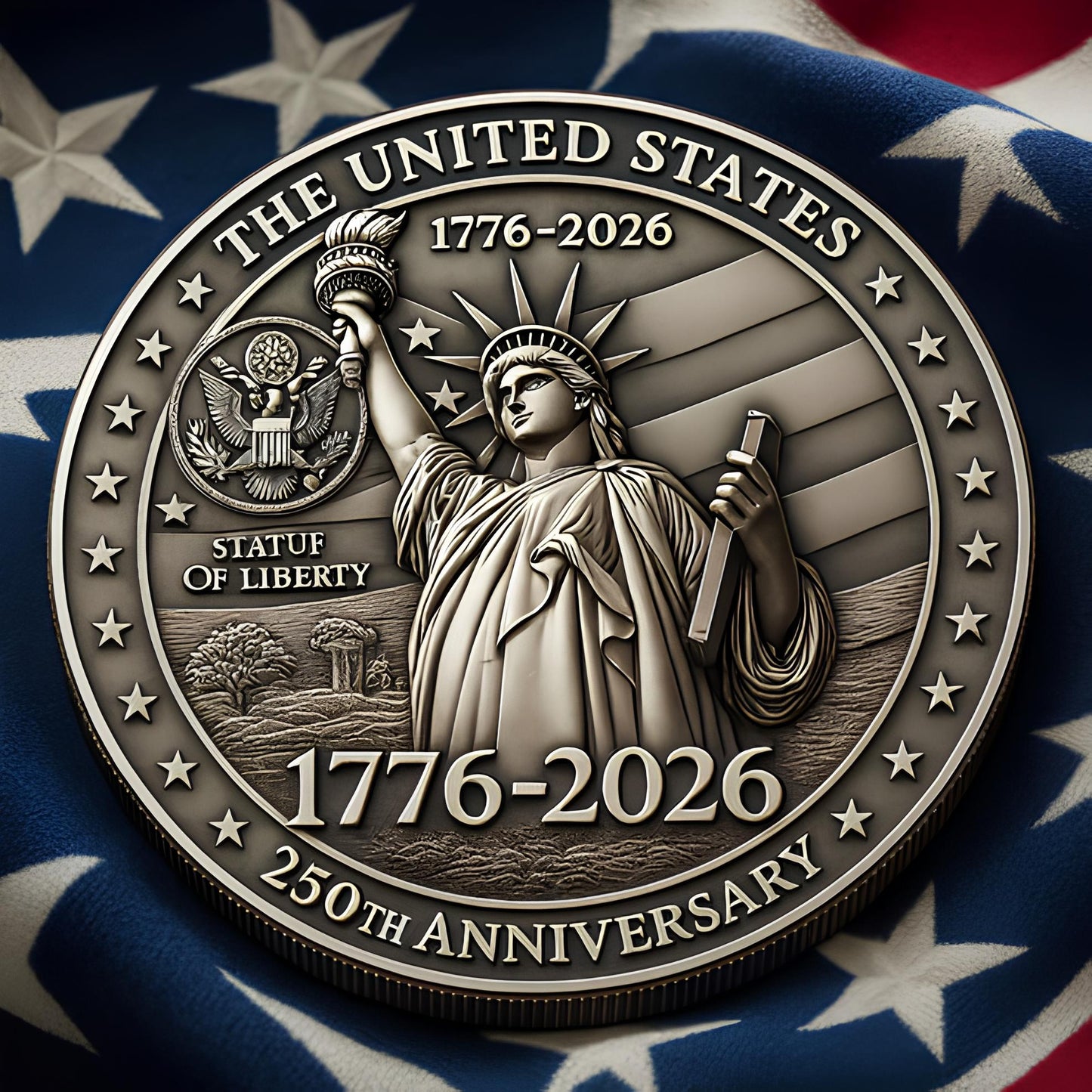 U.S.Statue of Liberty 250th Anniversary Commemorative Coin