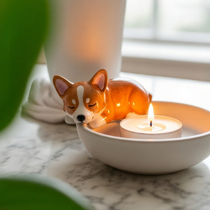 Corgi Candle Companion