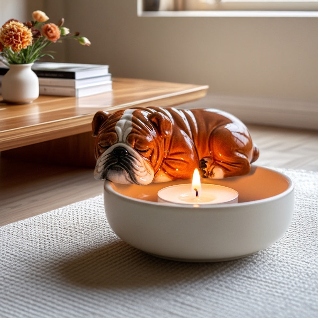 Bulldog Candle Companion