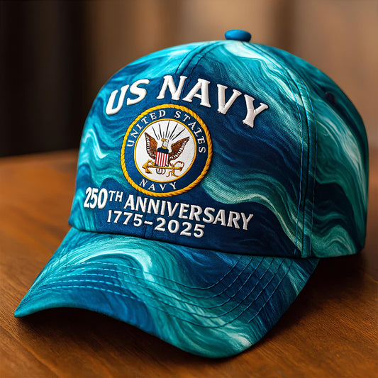U.S. NAVY 250th Anniversary Cap — 1775–2025