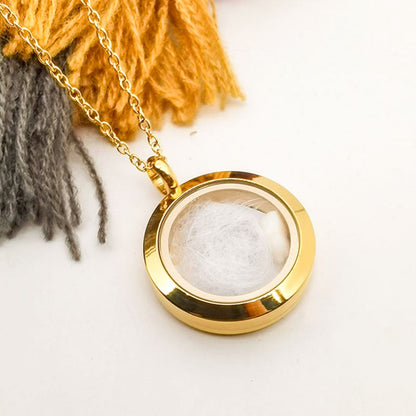 Memory of My Pet Personalized Urn Necklace with Photo