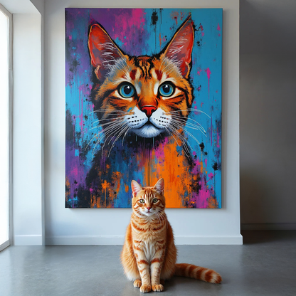 Custom Pet Portrait - Abstract Style