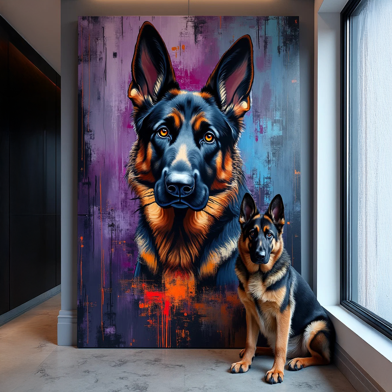 Custom Pet Portrait - Abstract Style Bondel Co. 