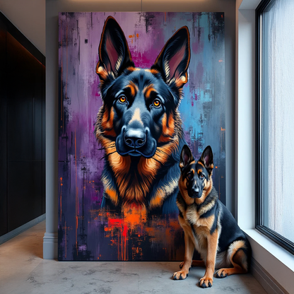 Custom Pet Portrait - Abstract Style Bondel Co. 