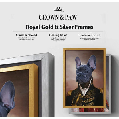 Crown and Paw - Canvas The Baroness - Custom Pet Canvas