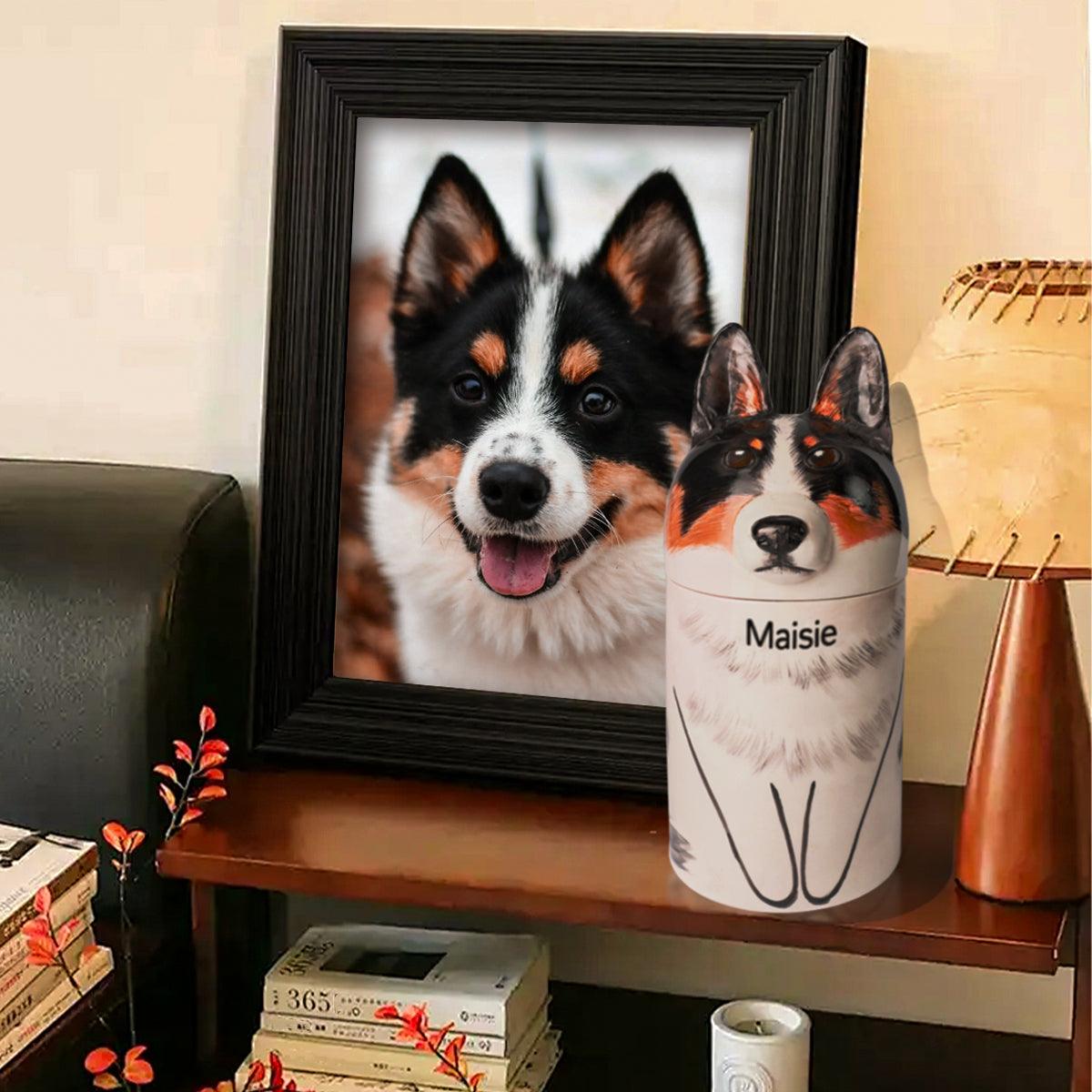 Hand Painted Dog Urn - Furrydise