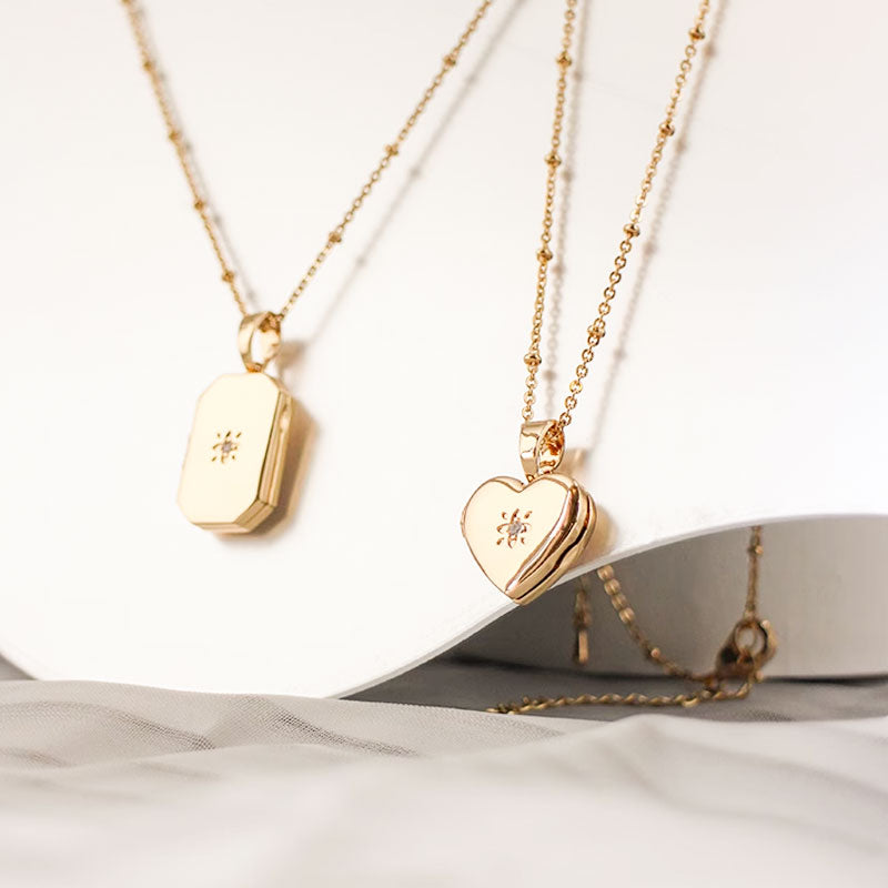 Heart Pet Memorial Gift Photo Locket Necklace