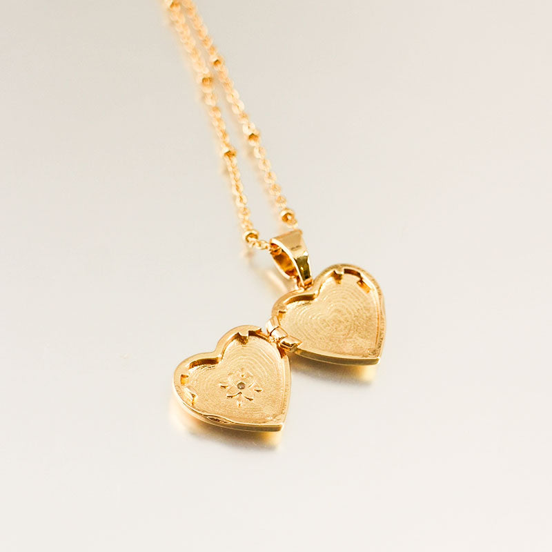 Heart Pet Memorial Gift Photo Locket Necklace