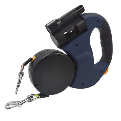 GlowLeash Duo™ – LED Dual Retractable Dog Leash for Small Dogs
