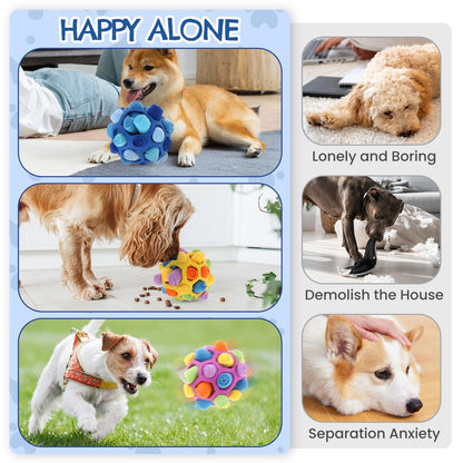 SniffiBall™ - 3-in-1 Smart Puzzle Feeder Toy for Dogs