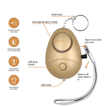 🚨FurryDise™ | 140dB Personal Alarm – Your Pocket-Sized Lifesaver! 🔑