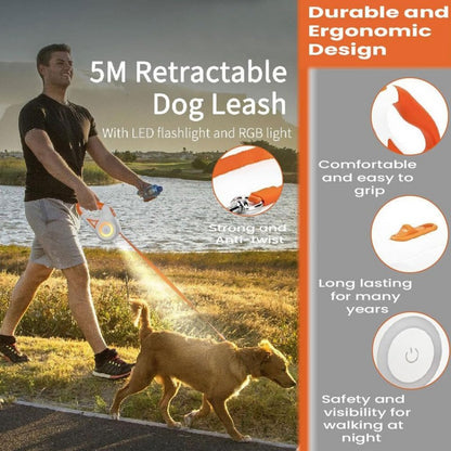 🐇FurryDise™|Top-Rated 2025 Retractable Dog Leash
