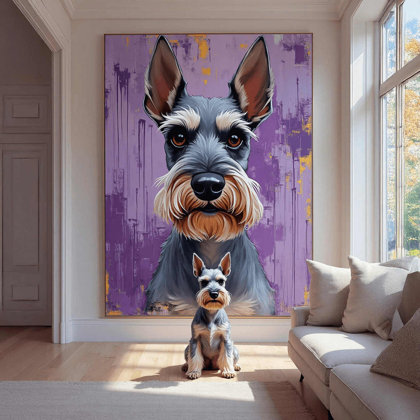 Custom Pet Portrait - Abstract Style