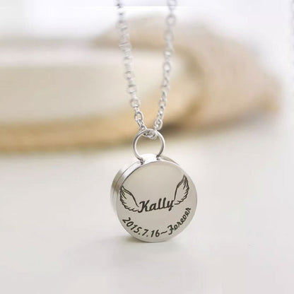 Memory of My Pet Personalized Engraved Locket Necklace