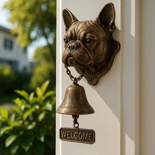 French Bulldog Welcome Doorbell