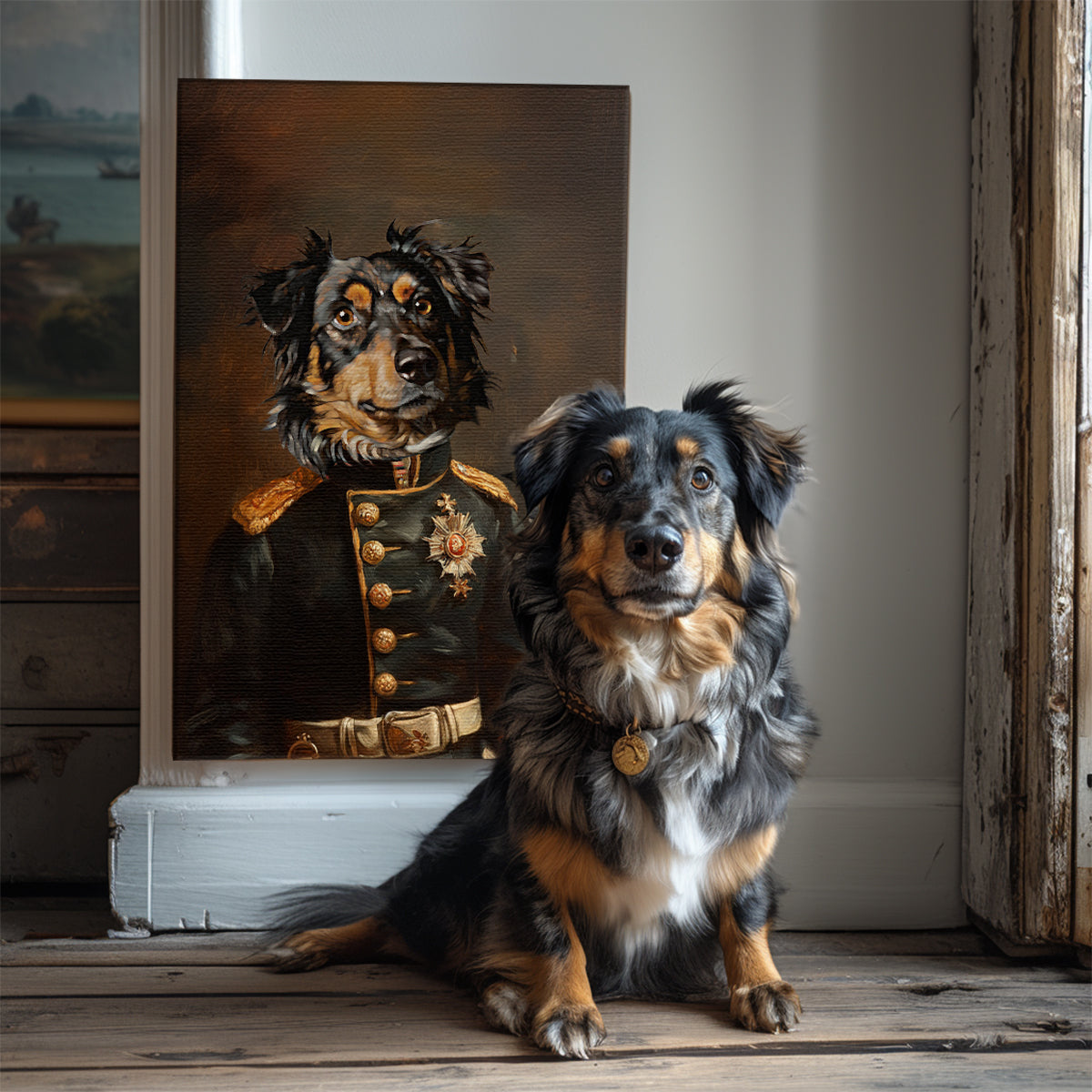 Royal Pet Portrait-The Admiral