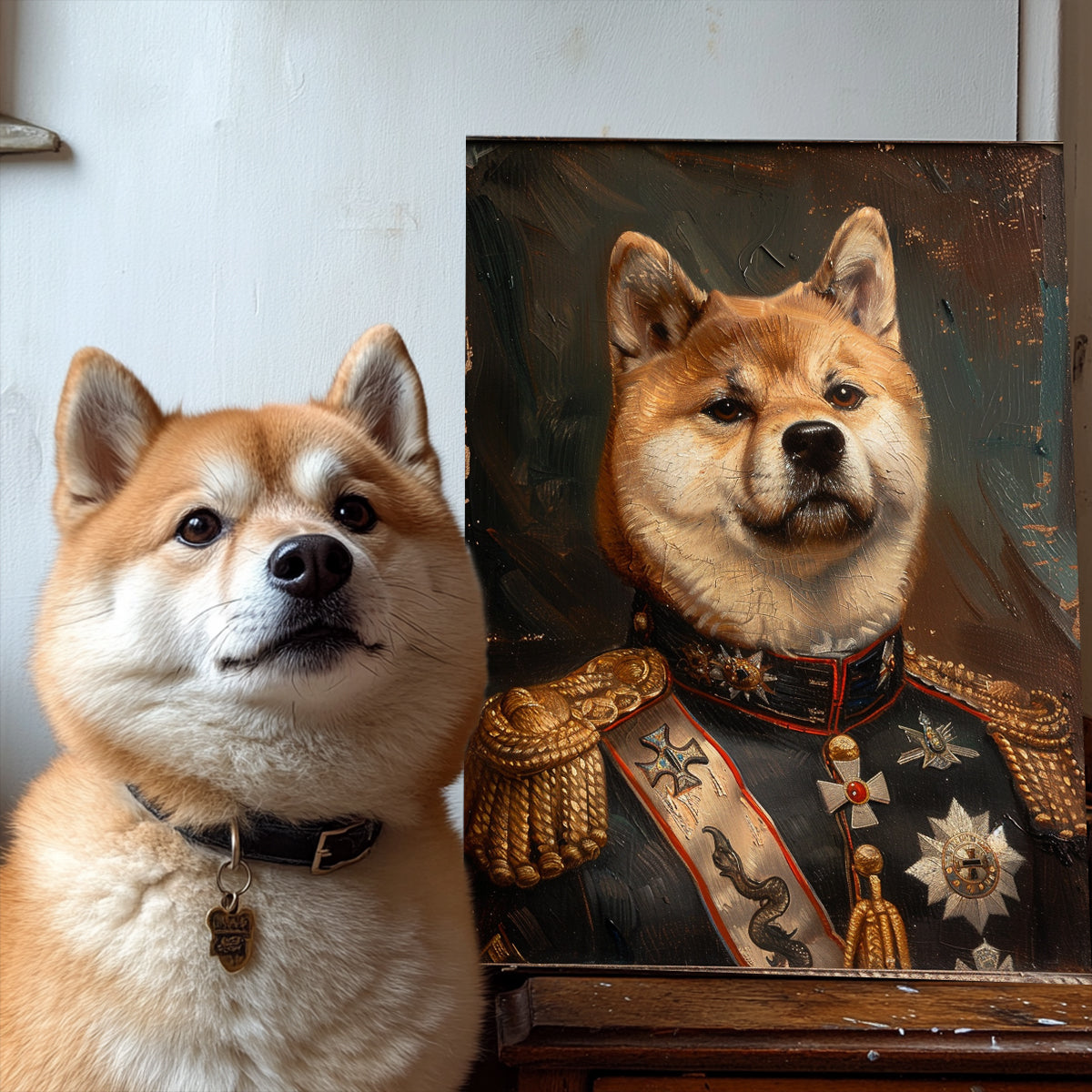 Royal Pet Portrait-The General