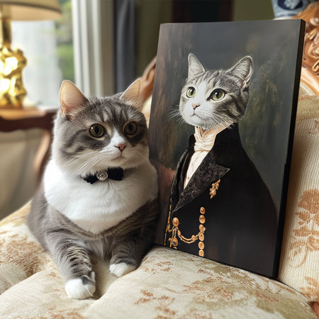 Royal Pet Portraits-The Diplomat