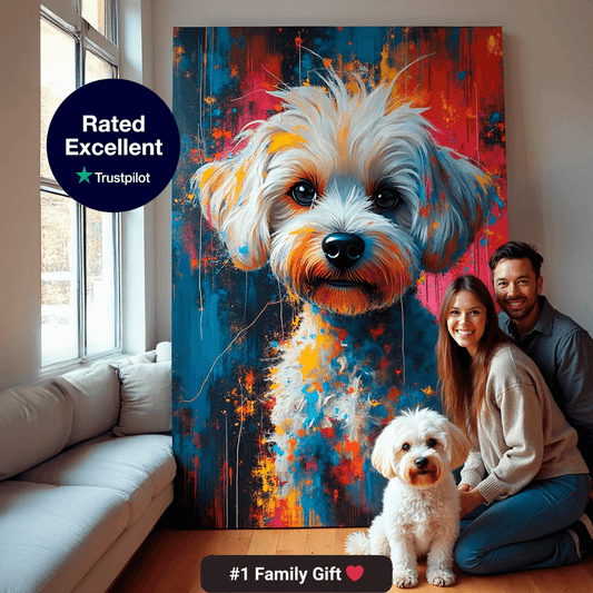 Custom Pet Portrait - Abstract Style