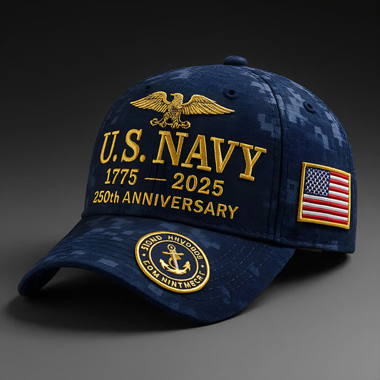 U.S. NAVY 250th Anniversary Commemorative Cap
