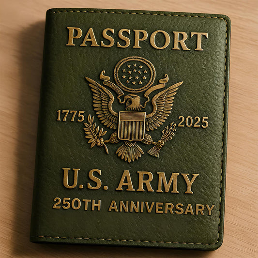 USMC 250th Anniversary Passport Holder — Carry the Corps, Wherever You Go