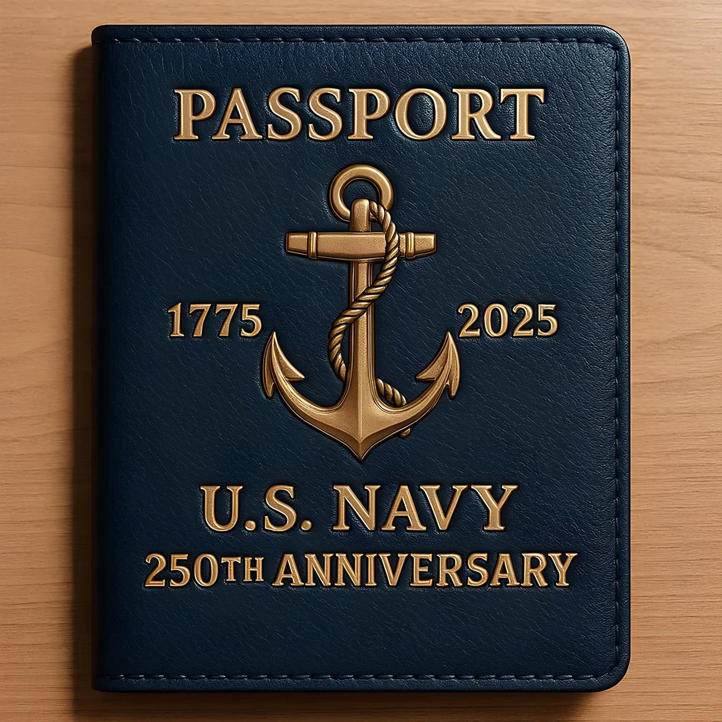 USMC 250th Anniversary Passport Holder — Carry the Corps, Wherever You Go