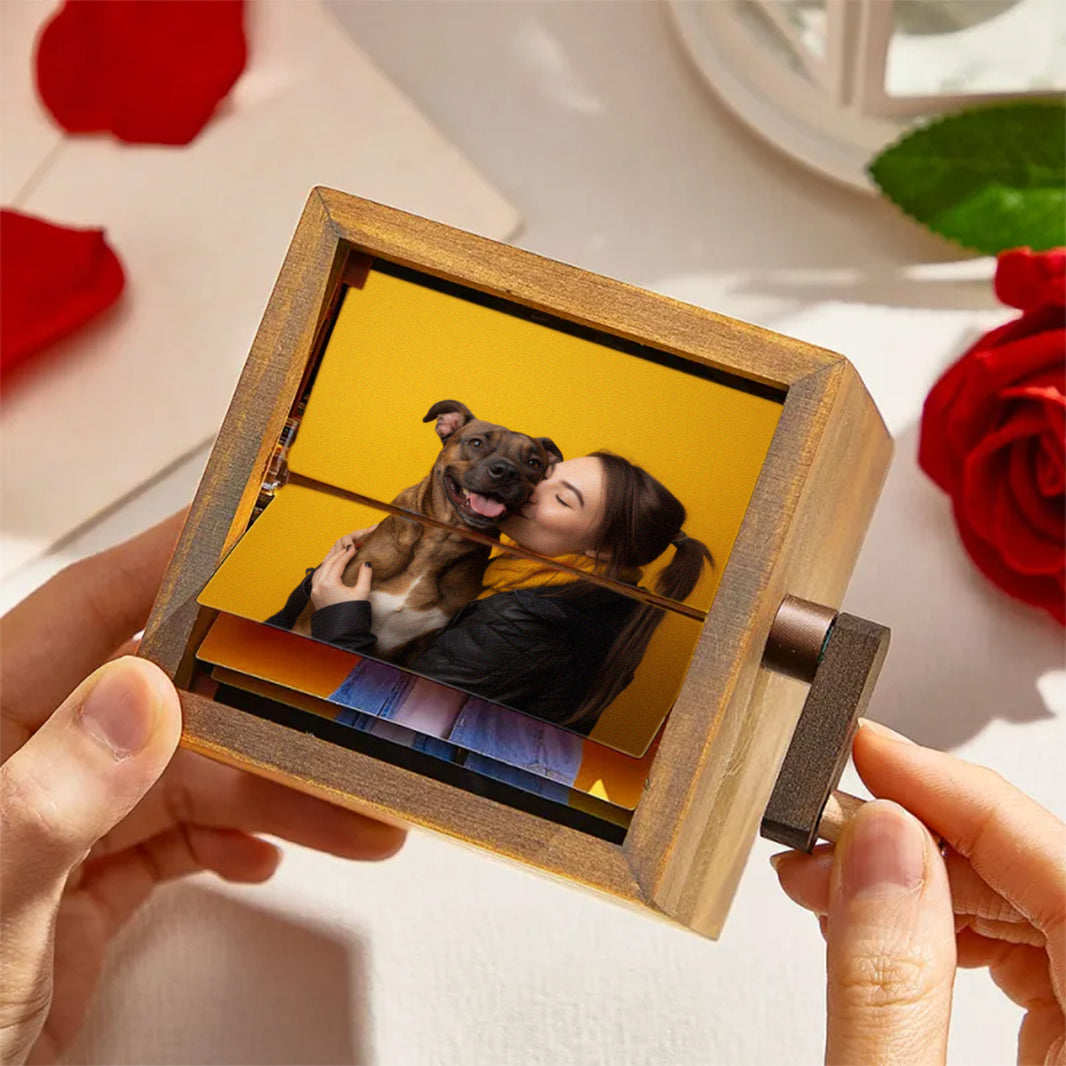 Custom Photo Flipbook Frame Animation Machine-Couple Valentines Gifts