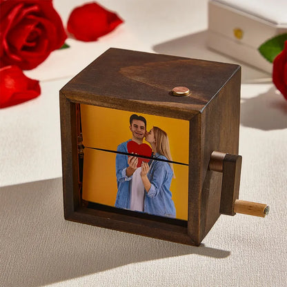 Custom Photo Flipbook Frame Animation Machine-Couple Valentines Gifts