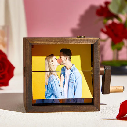 Custom Photo Flipbook Frame Animation Machine-Couple Valentines Gifts