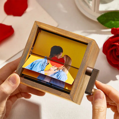 Custom Photo Flipbook Frame Animation Machine-Couple Valentines Gifts