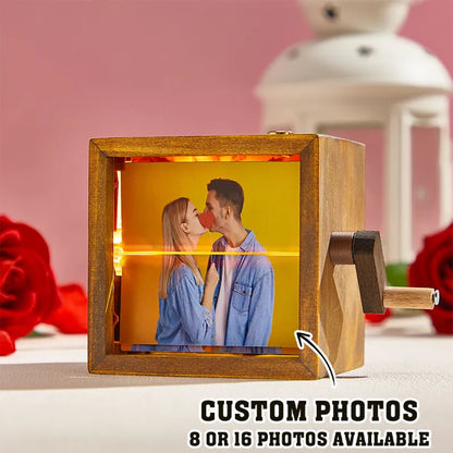 Custom Photo Flipbook Frame Animation Machine-Couple Valentines Gifts