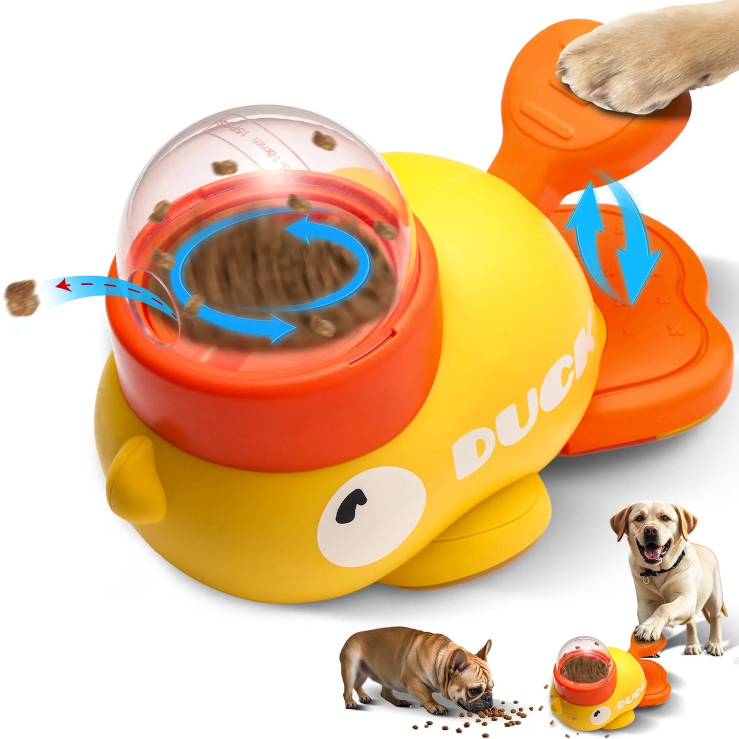 FurryDise™-SmartPaw 2-in-1 Puzzle Feeder – Slow Down, Stay Sharp!
