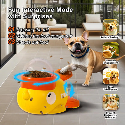 FurryDise™-SmartPaw 2-in-1 Puzzle Feeder – Slow Down, Stay Sharp!
