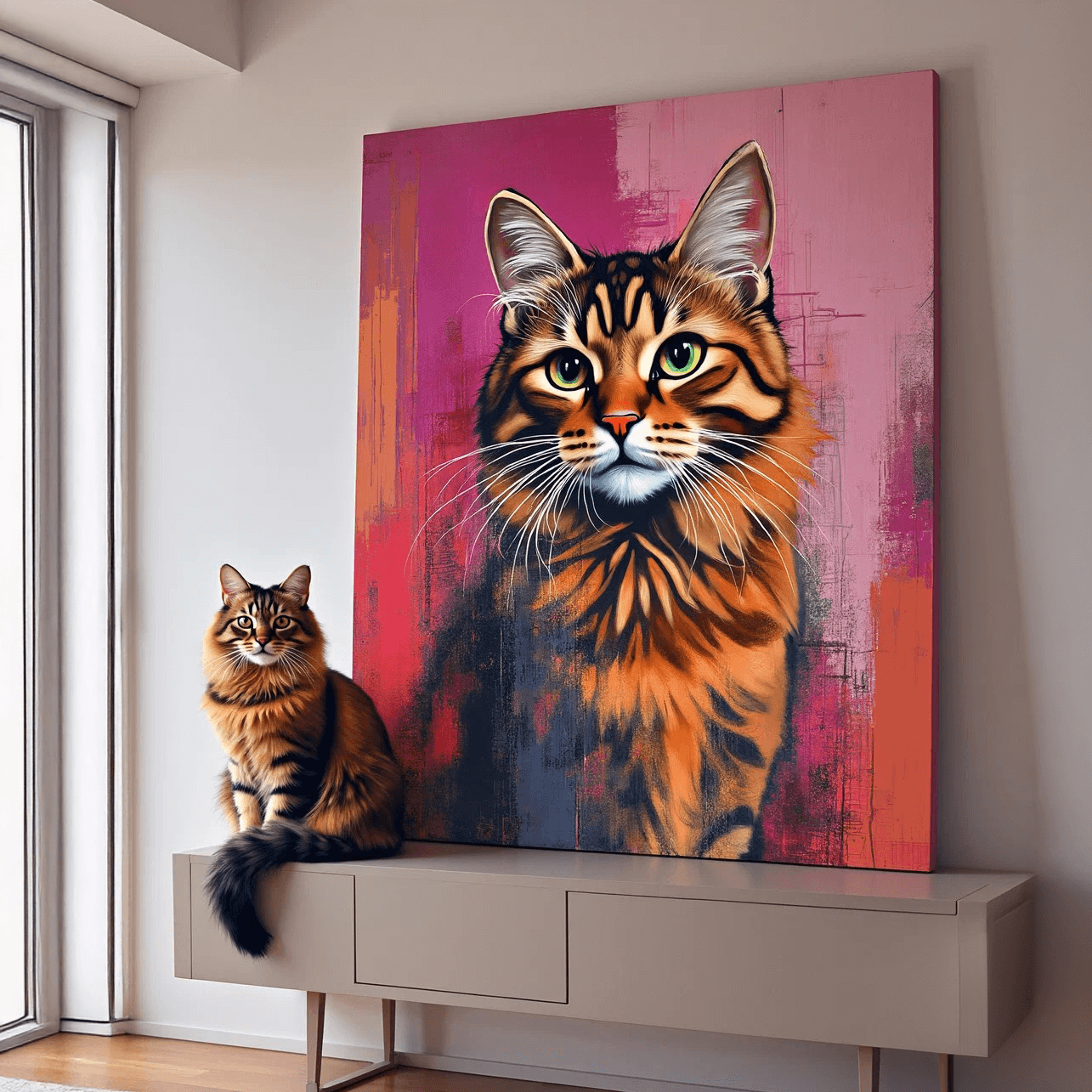 Custom Pet Portrait - Abstract Style