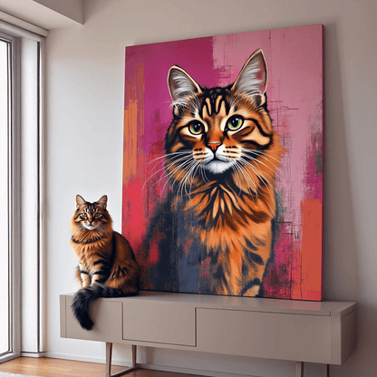 Custom Pet Portrait - Abstract Style