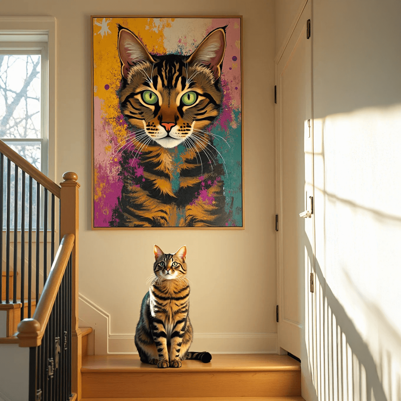 Custom Pet Portrait - Abstract Style