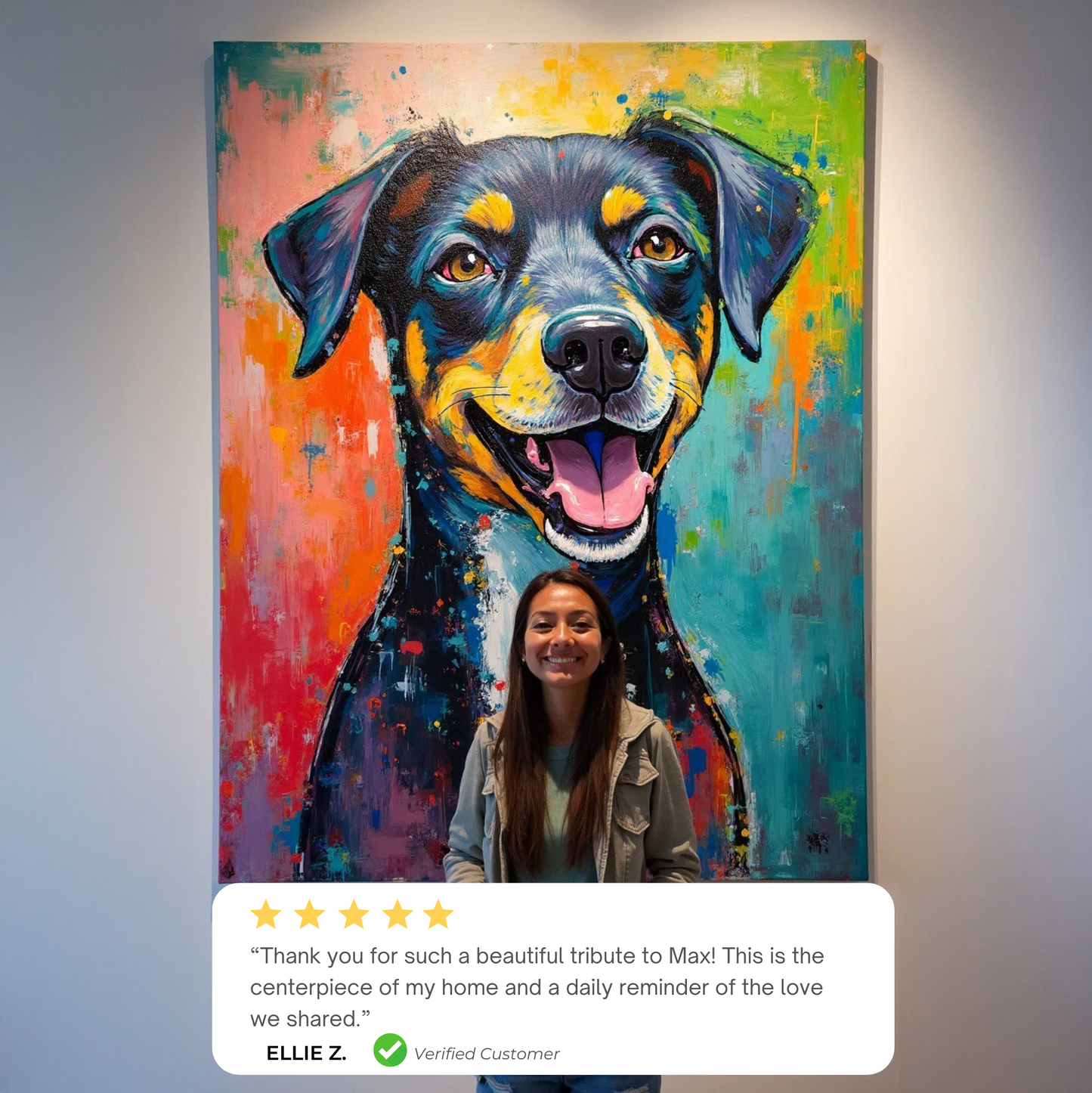 Custom Pet Portrait - Abstract Style Bondel Co. 