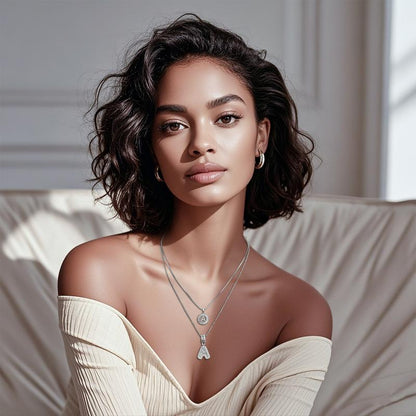 💎FurryDise™ | 💖 Timeless &Meaningful Gift🎁 Personalized Initial Necklace Set