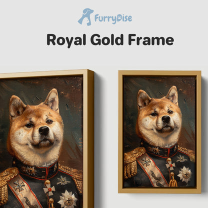 Royal Pet Portrait-The General