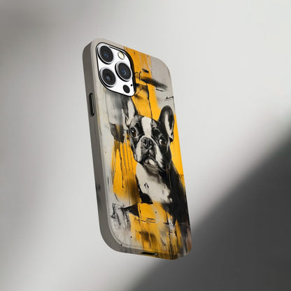 FurryDise-Graffiti-Black&White Ink Dots Phone Case