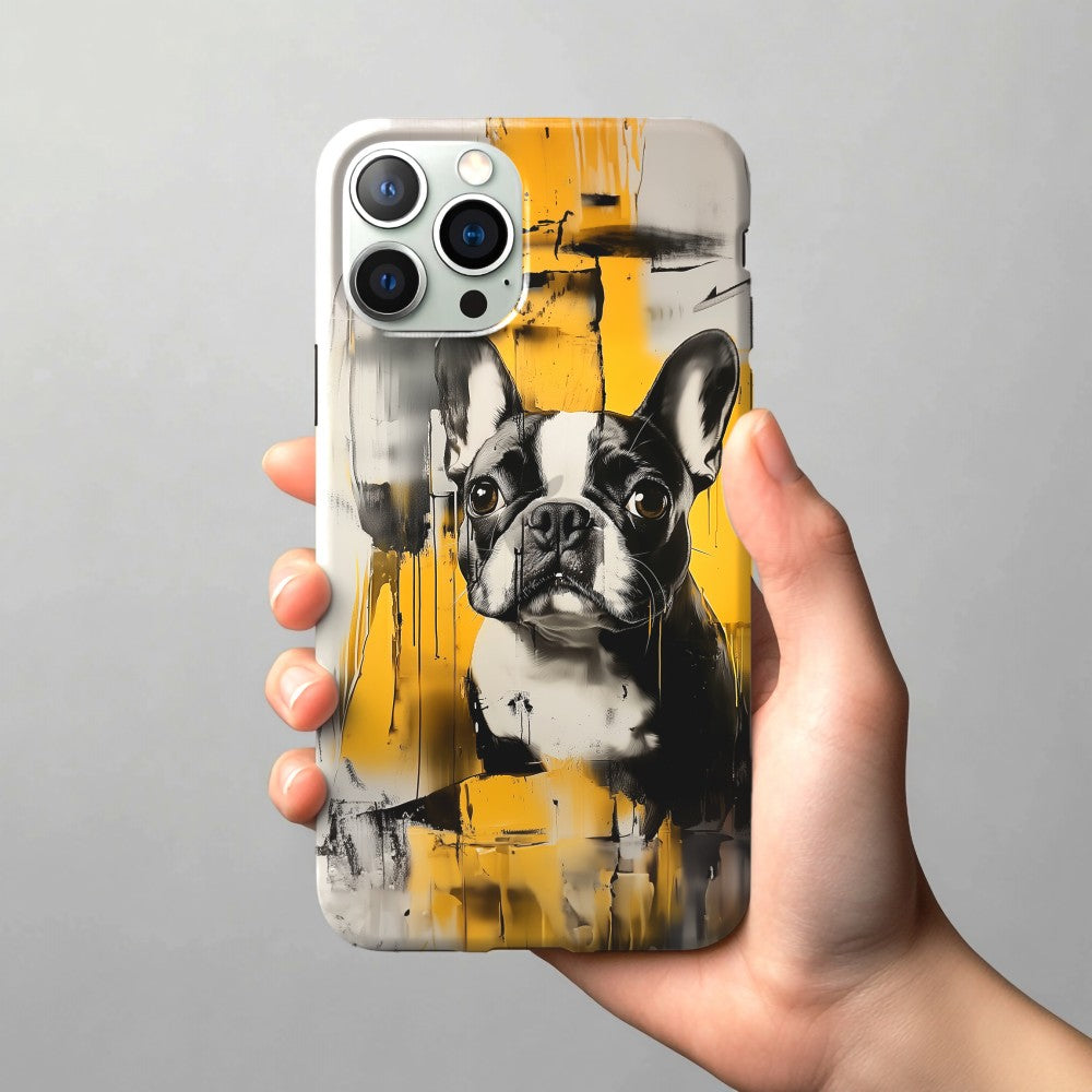 FurryDise-Graffiti-Black&White Ink Dots Phone Case