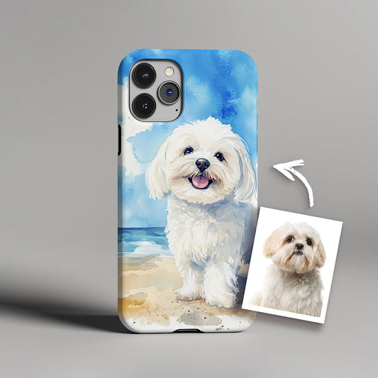 FurryDise-Beach Pet Phone Case