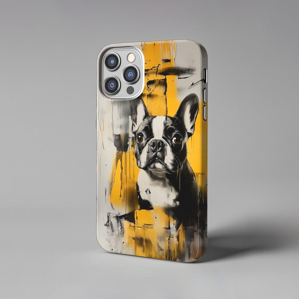 FurryDise-Graffiti-Black&White Ink Dots Phone Case
