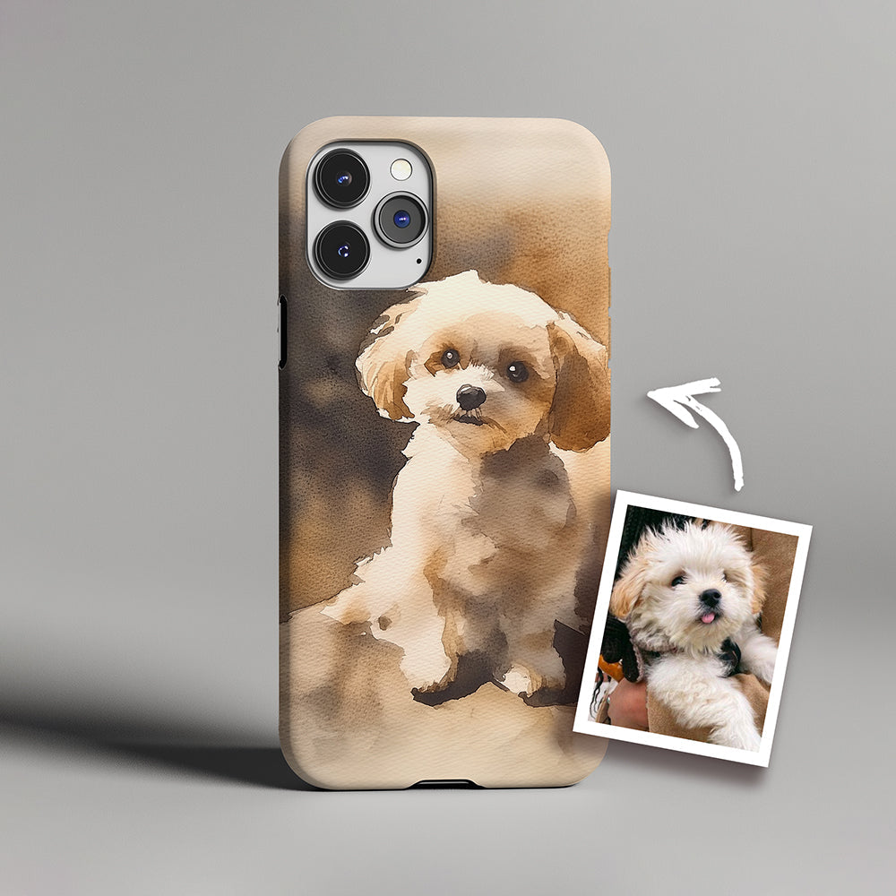 FurryDise-Watercolor Painting Phone Case
