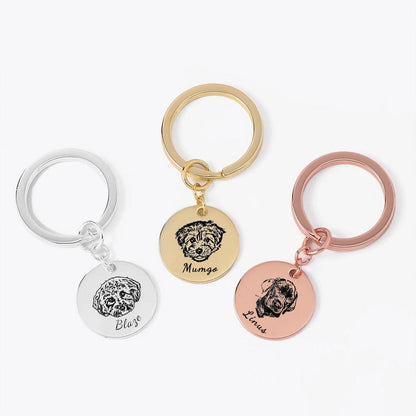 Pet Face Keychain - Furrydise
